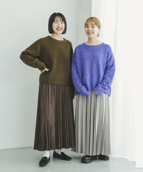 URBAN RESEARCH ITEMS / アーバンリサーチ アイテムズ スカート | フェイクスエードプリーツスカート | 詳細18