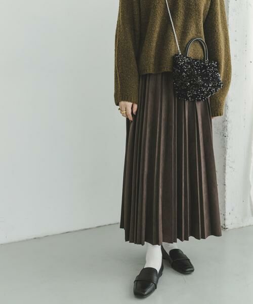 URBAN RESEARCH ITEMS / アーバンリサーチ アイテムズ スカート | フェイクスエードプリーツスカート | 詳細21