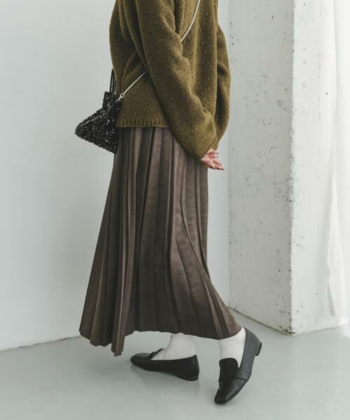 URBAN RESEARCH ITEMS / アーバンリサーチ アイテムズ スカート | フェイクスエードプリーツスカート | 詳細22