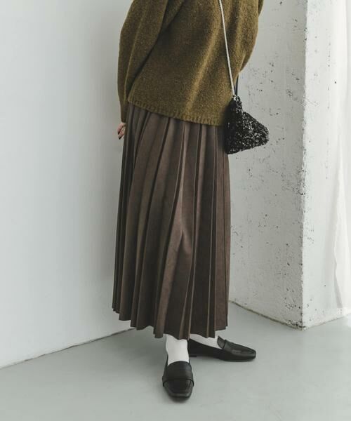 URBAN RESEARCH ITEMS / アーバンリサーチ アイテムズ スカート | フェイクスエードプリーツスカート | 詳細23