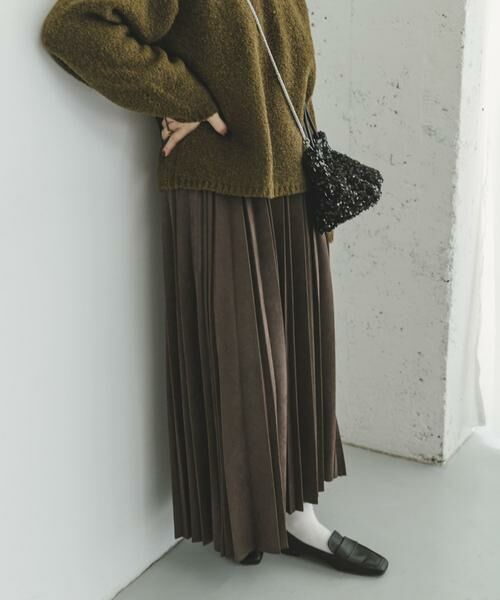URBAN RESEARCH ITEMS / アーバンリサーチ アイテムズ スカート | フェイクスエードプリーツスカート | 詳細24