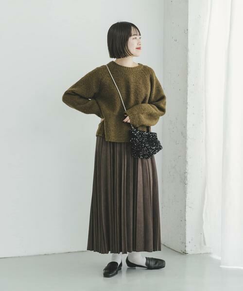URBAN RESEARCH ITEMS / アーバンリサーチ アイテムズ スカート | フェイクスエードプリーツスカート | 詳細25