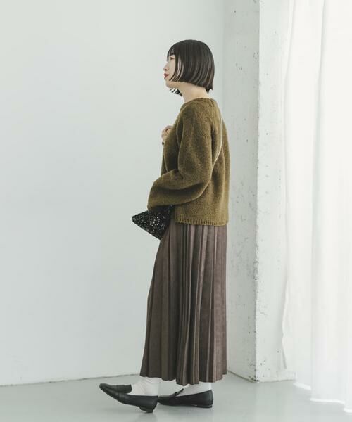 URBAN RESEARCH ITEMS / アーバンリサーチ アイテムズ スカート | フェイクスエードプリーツスカート | 詳細26