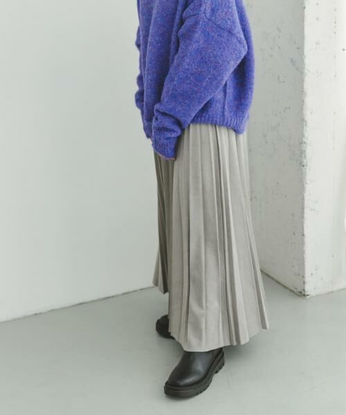 URBAN RESEARCH ITEMS / アーバンリサーチ アイテムズ スカート | フェイクスエードプリーツスカート | 詳細30