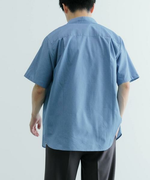 URBAN RESEARCH ITEMS / アーバンリサーチ アイテムズ シャツ・ブラウス | TCインディゴ レギュラーカラー半袖シャツ | 詳細12