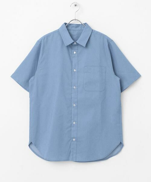 URBAN RESEARCH ITEMS / アーバンリサーチ アイテムズ シャツ・ブラウス | TCインディゴ レギュラーカラー半袖シャツ | 詳細14