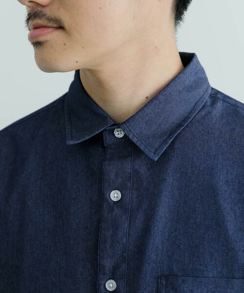URBAN RESEARCH ITEMS / アーバンリサーチ アイテムズ シャツ・ブラウス | TCインディゴ レギュラーカラー半袖シャツ | 詳細25