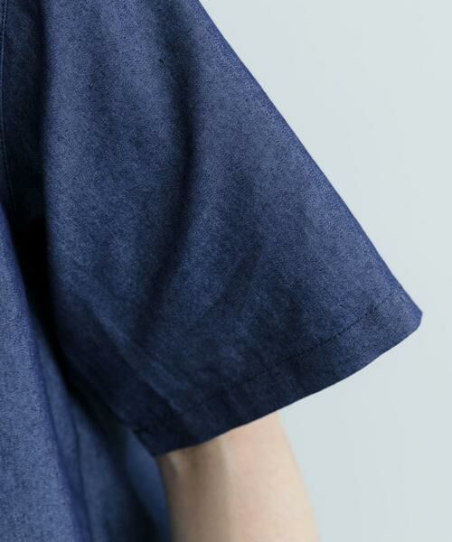 URBAN RESEARCH ITEMS / アーバンリサーチ アイテムズ シャツ・ブラウス | TCインディゴ レギュラーカラー半袖シャツ | 詳細27