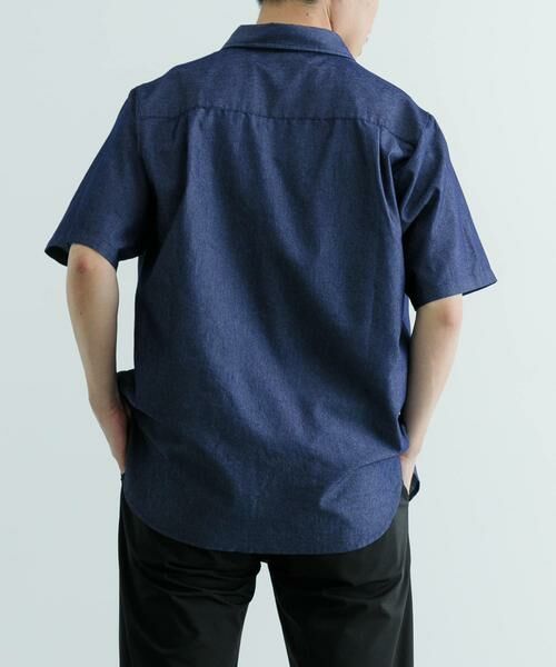URBAN RESEARCH ITEMS / アーバンリサーチ アイテムズ シャツ・ブラウス | TCインディゴ レギュラーカラー半袖シャツ | 詳細19
