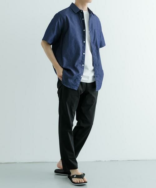 URBAN RESEARCH ITEMS / アーバンリサーチ アイテムズ シャツ・ブラウス | TCインディゴ レギュラーカラー半袖シャツ | 詳細20
