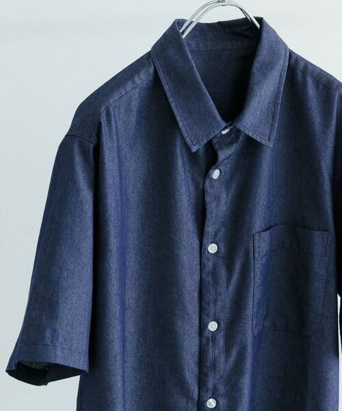 URBAN RESEARCH ITEMS / アーバンリサーチ アイテムズ シャツ・ブラウス | TCインディゴ レギュラーカラー半袖シャツ | 詳細21