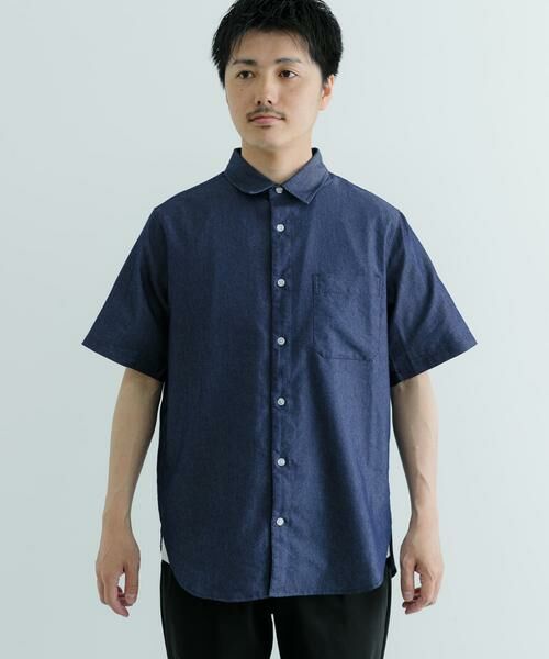 URBAN RESEARCH ITEMS / アーバンリサーチ アイテムズ シャツ・ブラウス | TCインディゴ レギュラーカラー半袖シャツ | 詳細22