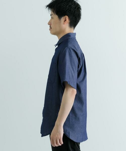 URBAN RESEARCH ITEMS / アーバンリサーチ アイテムズ シャツ・ブラウス | TCインディゴ レギュラーカラー半袖シャツ | 詳細23