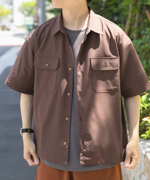URBAN RESEARCH ITEMS / アーバンリサーチ アイテムズ シャツ・ブラウス | ダブルポケットワークショートスリーブシャツ | 詳細2