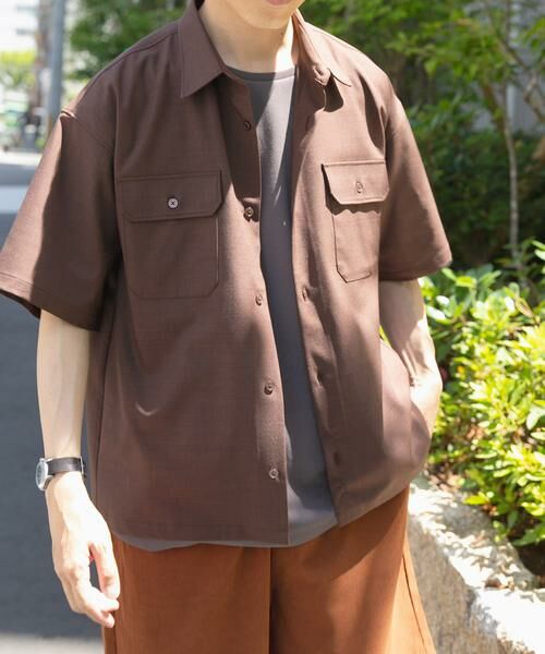 URBAN RESEARCH ITEMS / アーバンリサーチ アイテムズ シャツ・ブラウス | ダブルポケットワークショートスリーブシャツ | 詳細3