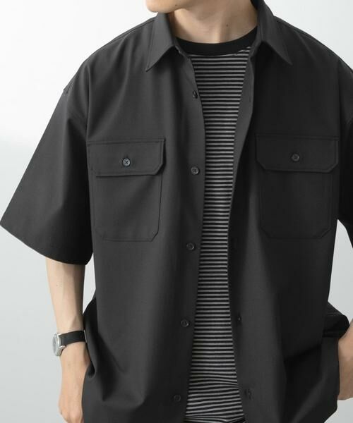 URBAN RESEARCH ITEMS / アーバンリサーチ アイテムズ シャツ・ブラウス | ダブルポケットワークショートスリーブシャツ | 詳細11