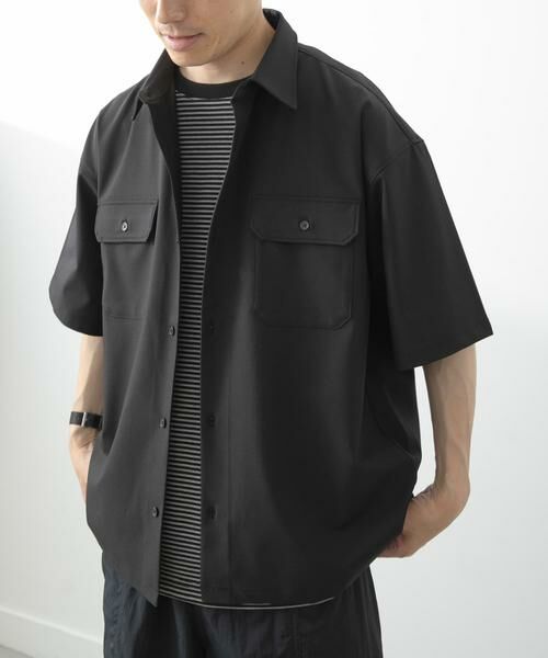 URBAN RESEARCH ITEMS / アーバンリサーチ アイテムズ シャツ・ブラウス | ダブルポケットワークショートスリーブシャツ | 詳細12