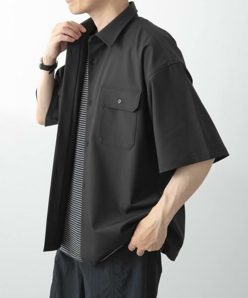 URBAN RESEARCH ITEMS / アーバンリサーチ アイテムズ シャツ・ブラウス | ダブルポケットワークショートスリーブシャツ | 詳細14
