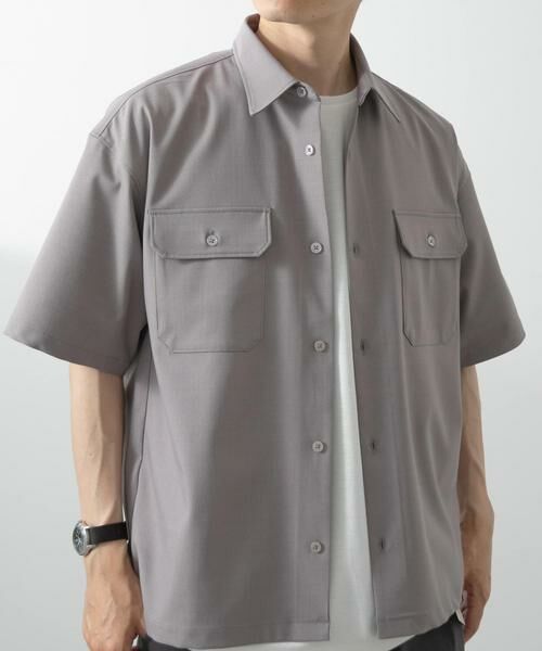URBAN RESEARCH ITEMS / アーバンリサーチ アイテムズ シャツ・ブラウス | ダブルポケットワークショートスリーブシャツ | 詳細20