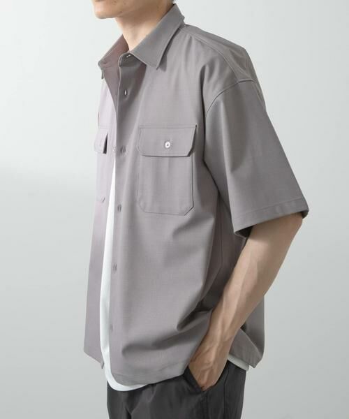 URBAN RESEARCH ITEMS / アーバンリサーチ アイテムズ シャツ・ブラウス | ダブルポケットワークショートスリーブシャツ | 詳細21