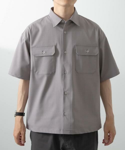 URBAN RESEARCH ITEMS / アーバンリサーチ アイテムズ シャツ・ブラウス | ダブルポケットワークショートスリーブシャツ | 詳細24