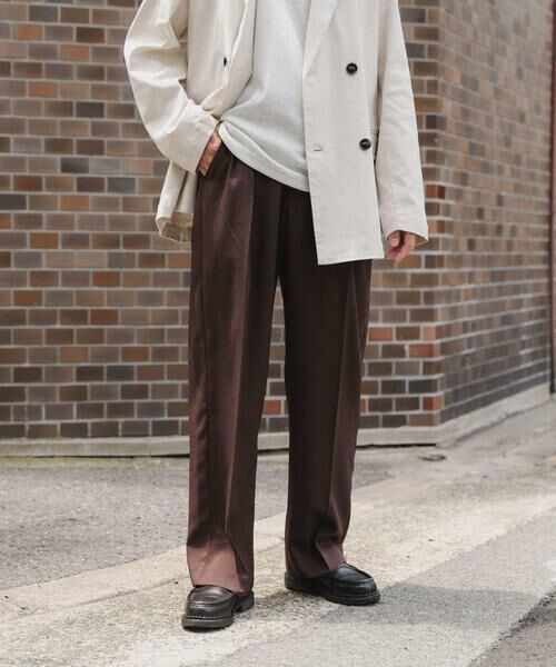 URBAN RESEARCH ITEMS / アーバンリサーチ アイテムズ その他パンツ | 2タックセンタープレススラックス | 詳細6