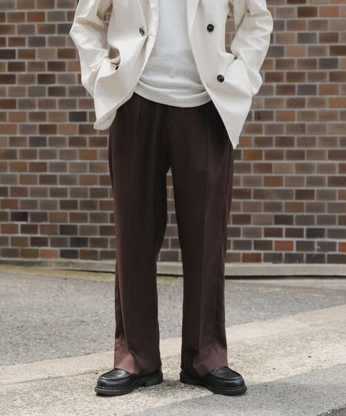 URBAN RESEARCH ITEMS / アーバンリサーチ アイテムズ その他パンツ | 2タックセンタープレススラックス | 詳細7