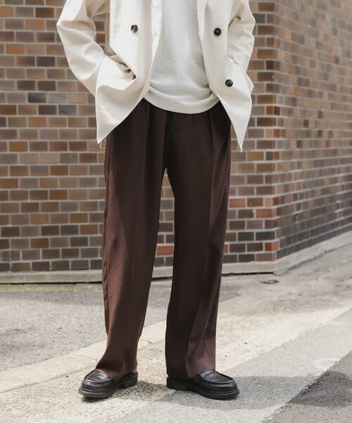 URBAN RESEARCH ITEMS / アーバンリサーチ アイテムズ その他パンツ | 2タックセンタープレススラックス | 詳細8