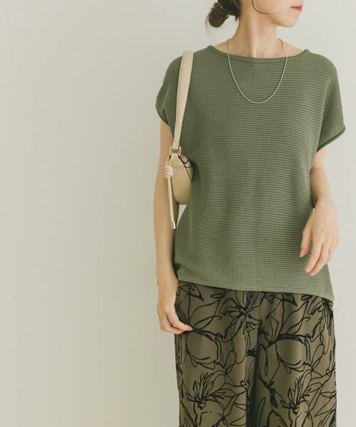 URBAN RESEARCH ITEMS / アーバンリサーチ アイテムズ ニット・セーター | ワッフルフレンチニット | 詳細1