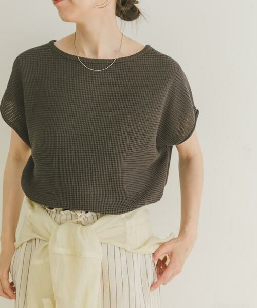 URBAN RESEARCH ITEMS / アーバンリサーチ アイテムズ ニット・セーター | ワッフルフレンチニット | 詳細21