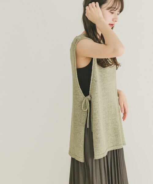 URBAN RESEARCH ITEMS / アーバンリサーチ アイテムズ ベスト | テープヤーンニットベスト | 詳細2
