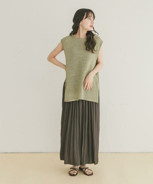 URBAN RESEARCH ITEMS / アーバンリサーチ アイテムズ ベスト | テープヤーンニットベスト | 詳細4