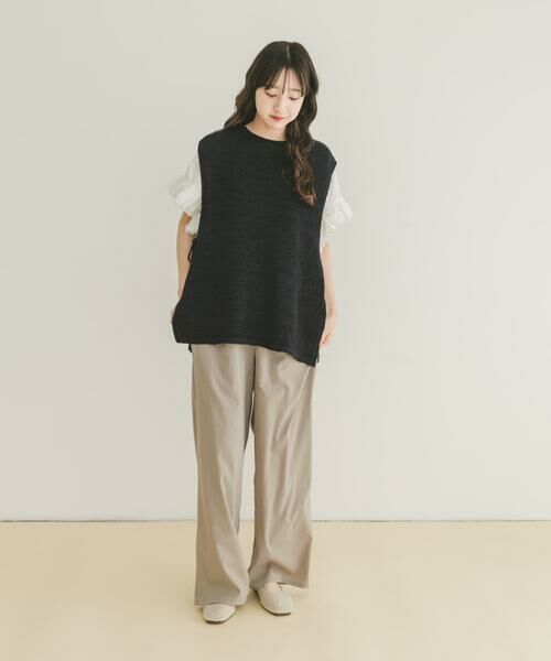 URBAN RESEARCH ITEMS / アーバンリサーチ アイテムズ ベスト | テープヤーンニットベスト | 詳細11