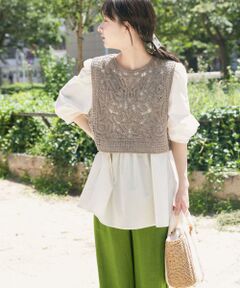 URBAN RESEARCH ITEMS / アーバンリサーチ アイテムズ シャツ・ブラウス | レースベストドッキングチュニック