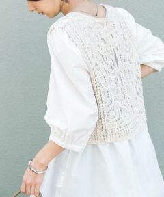 URBAN RESEARCH ITEMS / アーバンリサーチ アイテムズ シャツ・ブラウス | レースベストドッキングチュニック