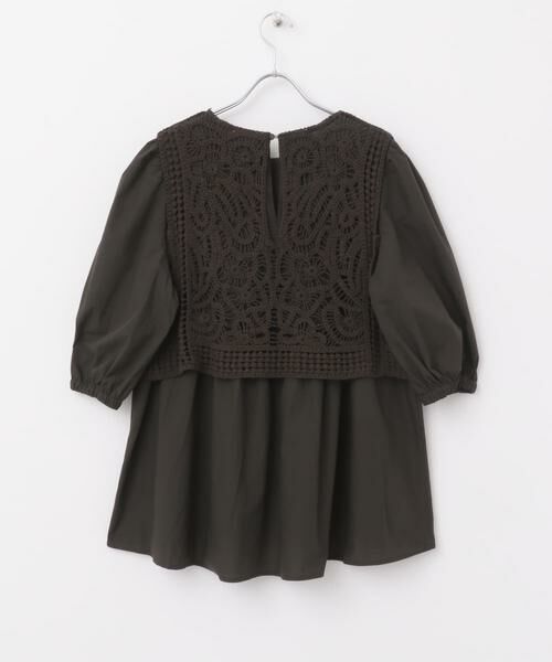 URBAN RESEARCH ITEMS / アーバンリサーチ アイテムズ シャツ・ブラウス | レースベストドッキングチュニック | 詳細10