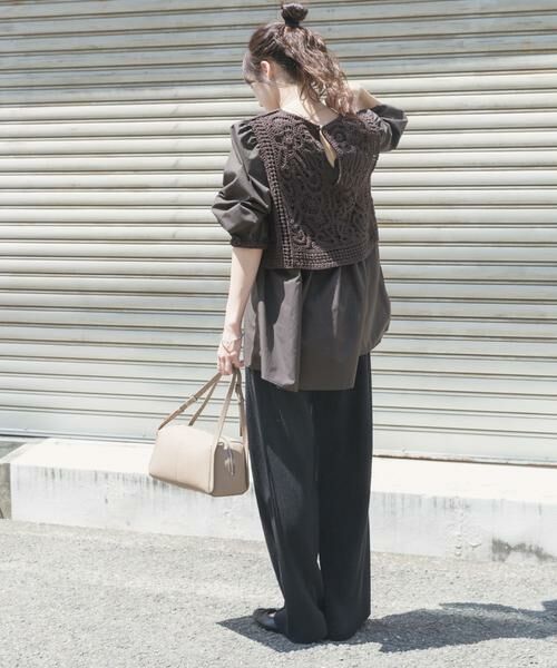 URBAN RESEARCH ITEMS / アーバンリサーチ アイテムズ シャツ・ブラウス | レースベストドッキングチュニック | 詳細6