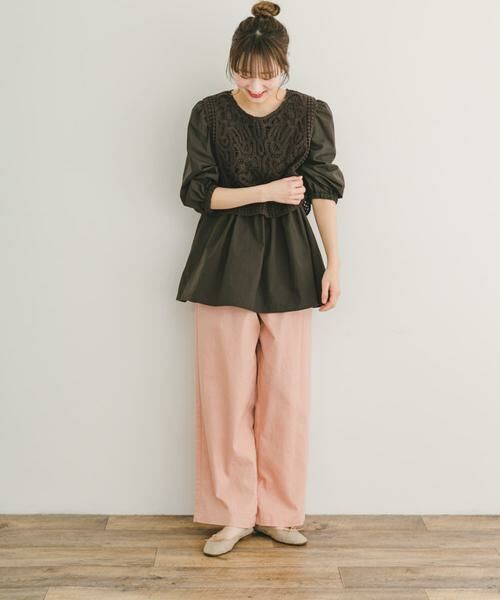 URBAN RESEARCH ITEMS / アーバンリサーチ アイテムズ シャツ・ブラウス | レースベストドッキングチュニック | 詳細7