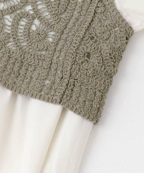 URBAN RESEARCH ITEMS / アーバンリサーチ アイテムズ シャツ・ブラウス | レースベストドッキングチュニック | 詳細23