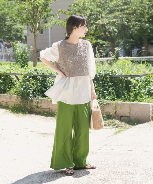 URBAN RESEARCH ITEMS / アーバンリサーチ アイテムズ シャツ・ブラウス | レースベストドッキングチュニック | 詳細21