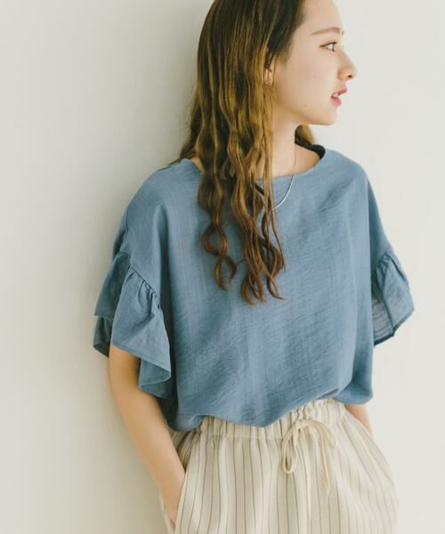 URBAN RESEARCH ITEMS / アーバンリサーチ アイテムズ シャツ・ブラウス | 袖フリルブラウス | 詳細3