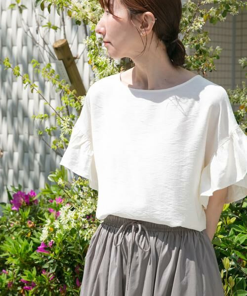 URBAN RESEARCH ITEMS / アーバンリサーチ アイテムズ シャツ・ブラウス | 袖フリルブラウス | 詳細13