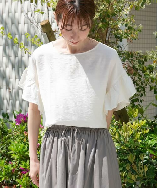 URBAN RESEARCH ITEMS / アーバンリサーチ アイテムズ シャツ・ブラウス | 袖フリルブラウス | 詳細14