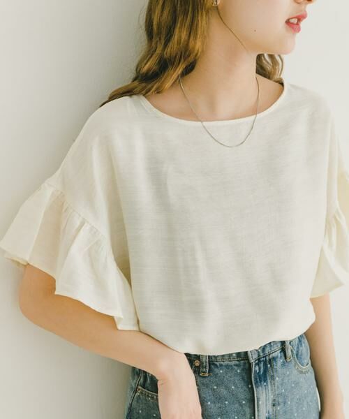 URBAN RESEARCH ITEMS / アーバンリサーチ アイテムズ シャツ・ブラウス | 袖フリルブラウス | 詳細17