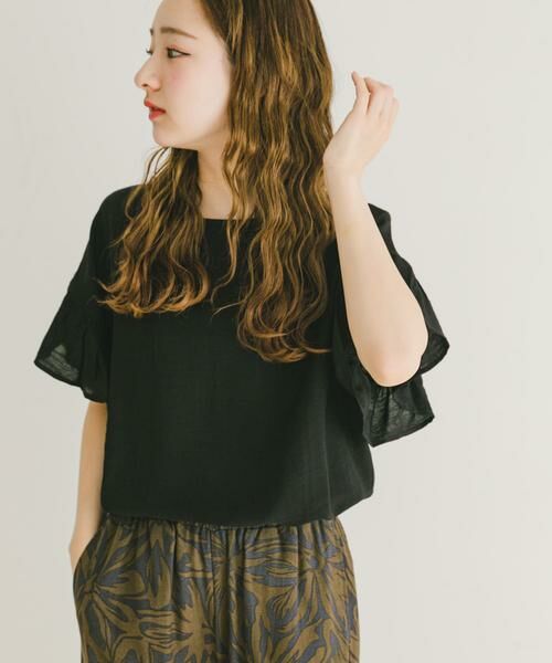 URBAN RESEARCH ITEMS / アーバンリサーチ アイテムズ シャツ・ブラウス | 袖フリルブラウス | 詳細23