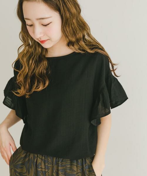 URBAN RESEARCH ITEMS / アーバンリサーチ アイテムズ シャツ・ブラウス | 袖フリルブラウス | 詳細24