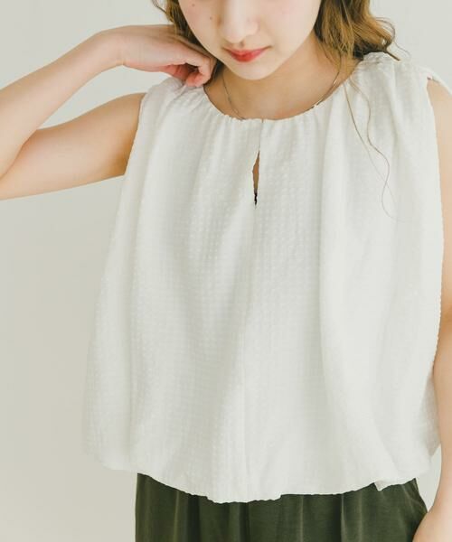 URBAN RESEARCH ITEMS / アーバンリサーチ アイテムズ シャツ・ブラウス | バルーンスリーブノースリブラウス | 詳細5