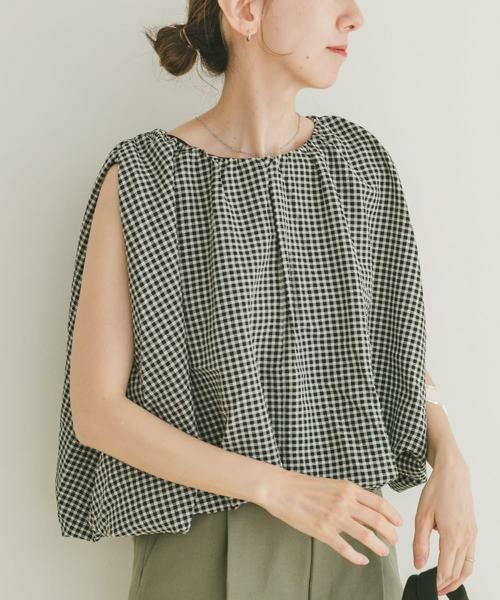 URBAN RESEARCH ITEMS / アーバンリサーチ アイテムズ シャツ・ブラウス | バルーンスリーブノースリブラウス | 詳細10