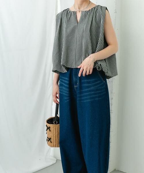 URBAN RESEARCH ITEMS / アーバンリサーチ アイテムズ シャツ・ブラウス | バルーンスリーブノースリブラウス | 詳細16