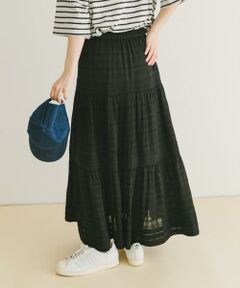 URBAN RESEARCH ITEMS / アーバンリサーチ アイテムズ スカート | コットンティアードスカート